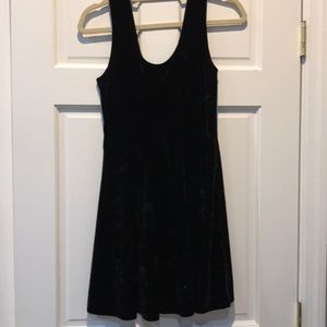 FOREVER 21 VELVET SKATER DRESS